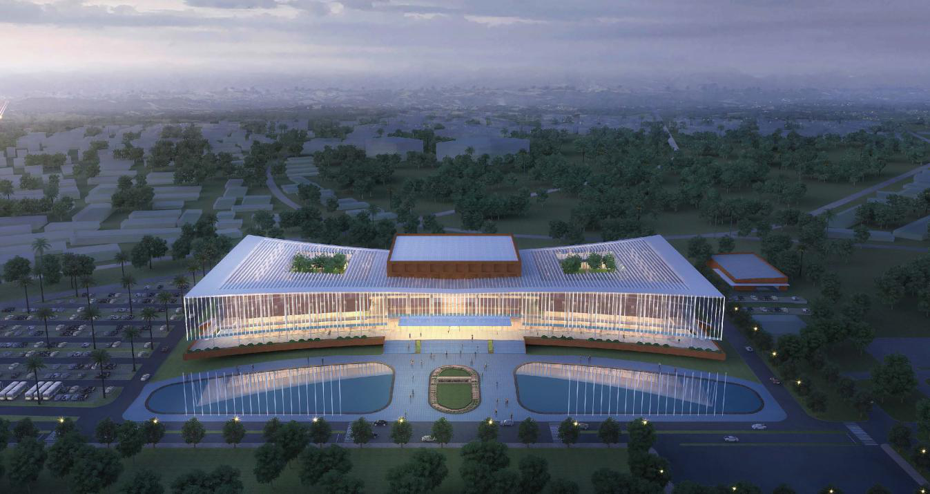 援赞比亚国际会议中心项目（荣获“2022-2023年度中国建设工程鲁班奖”）
